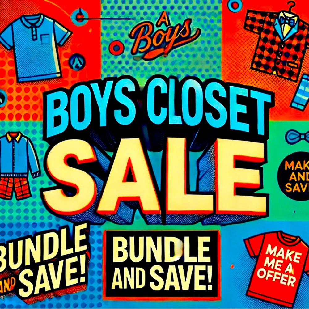 🎉 A Boy’s Closet Flash- Make me an Offer! 🎉